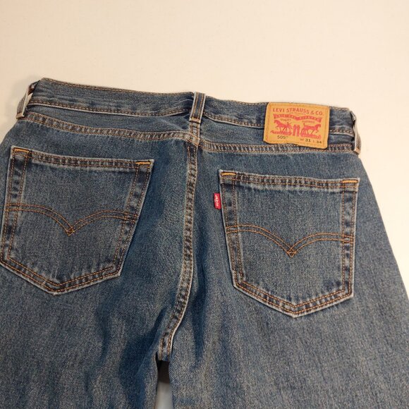 Men's Levi 505 Jeans size 31 x 34 - Picture 3 of 5